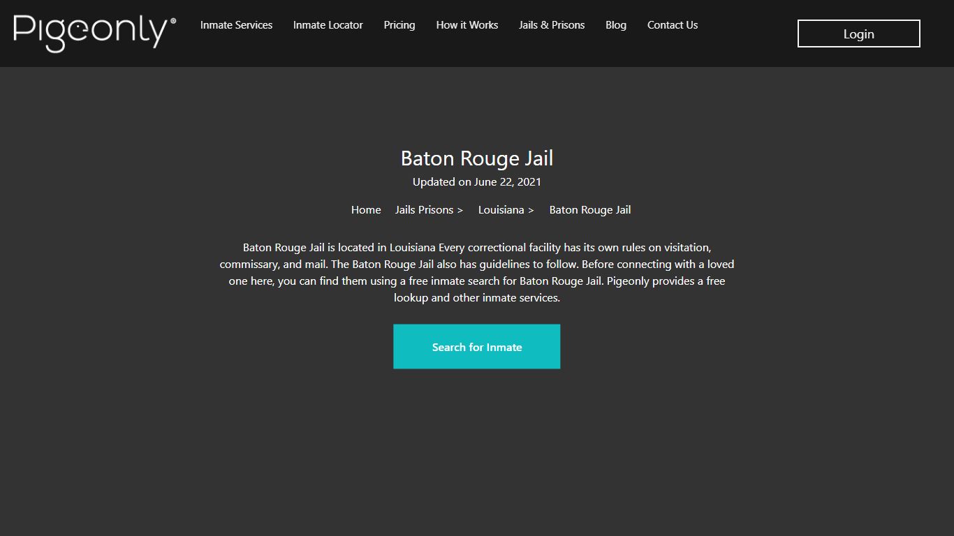 Baton Rouge Jail Inmate Search | Louisiana
